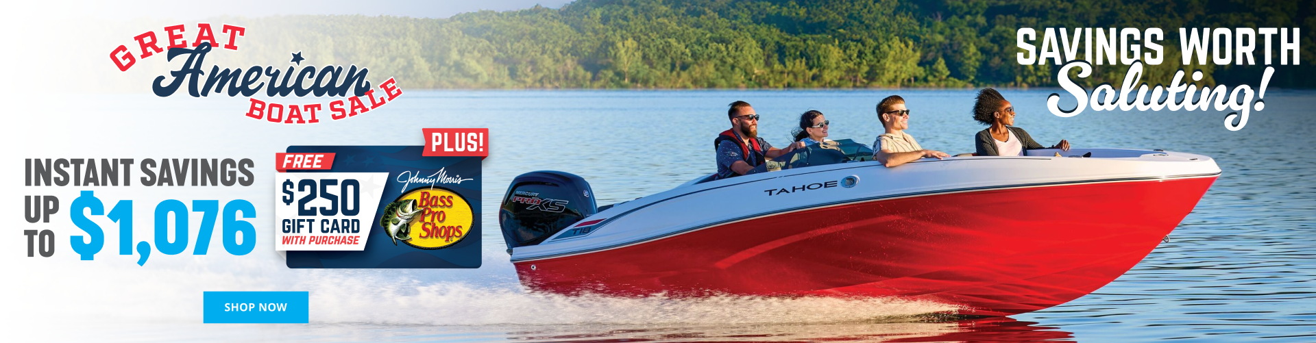 Tahoe Boats Great American Boat Sale