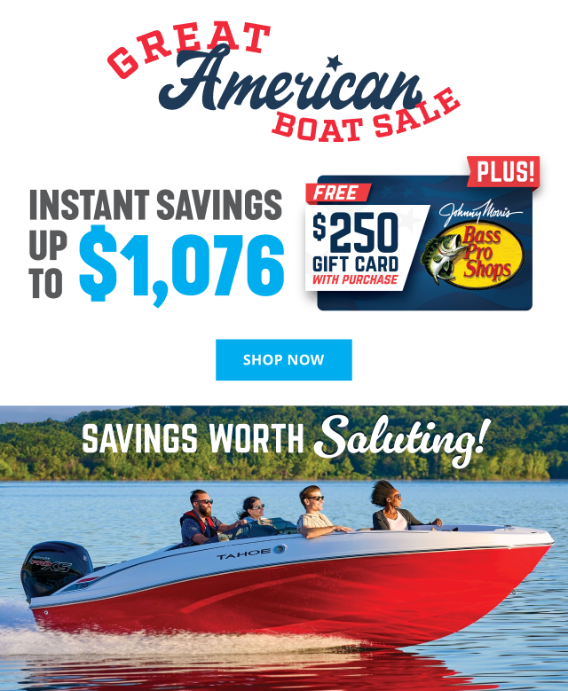 Tahoe Boats Great American Boat Sale