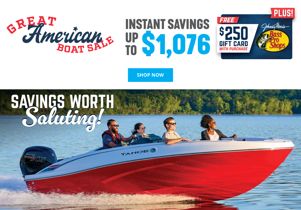 Tahoe Boats Great American Boat Sale