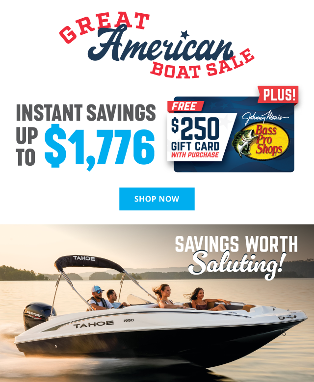 Tahoe Boats Great American Boat Sale