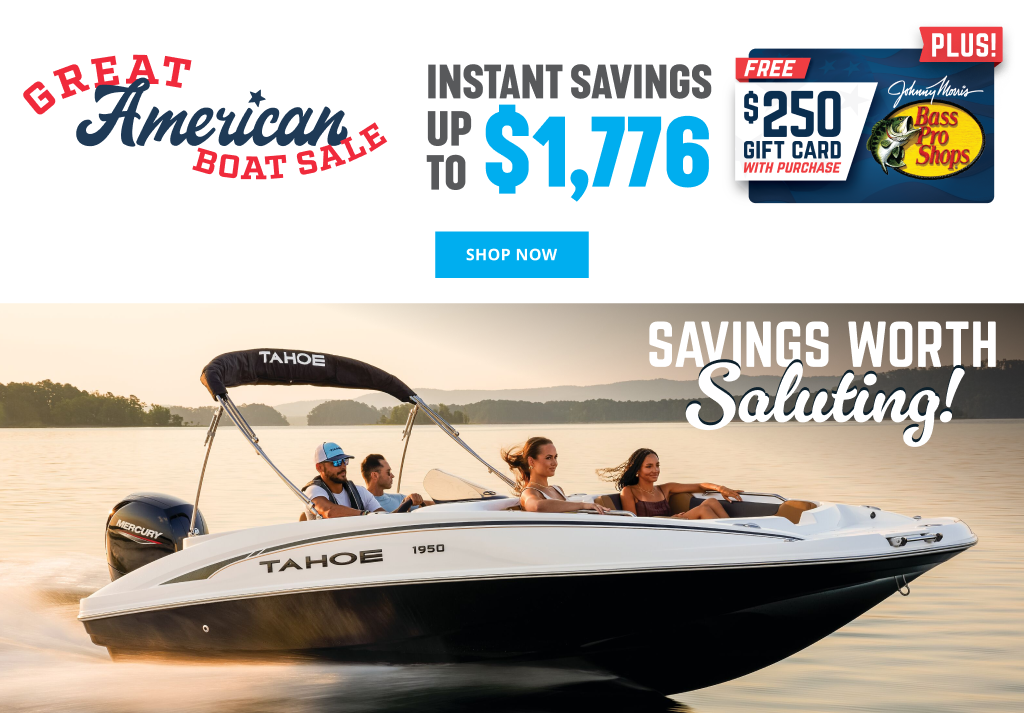 Tahoe Boats Great American Boat Sale