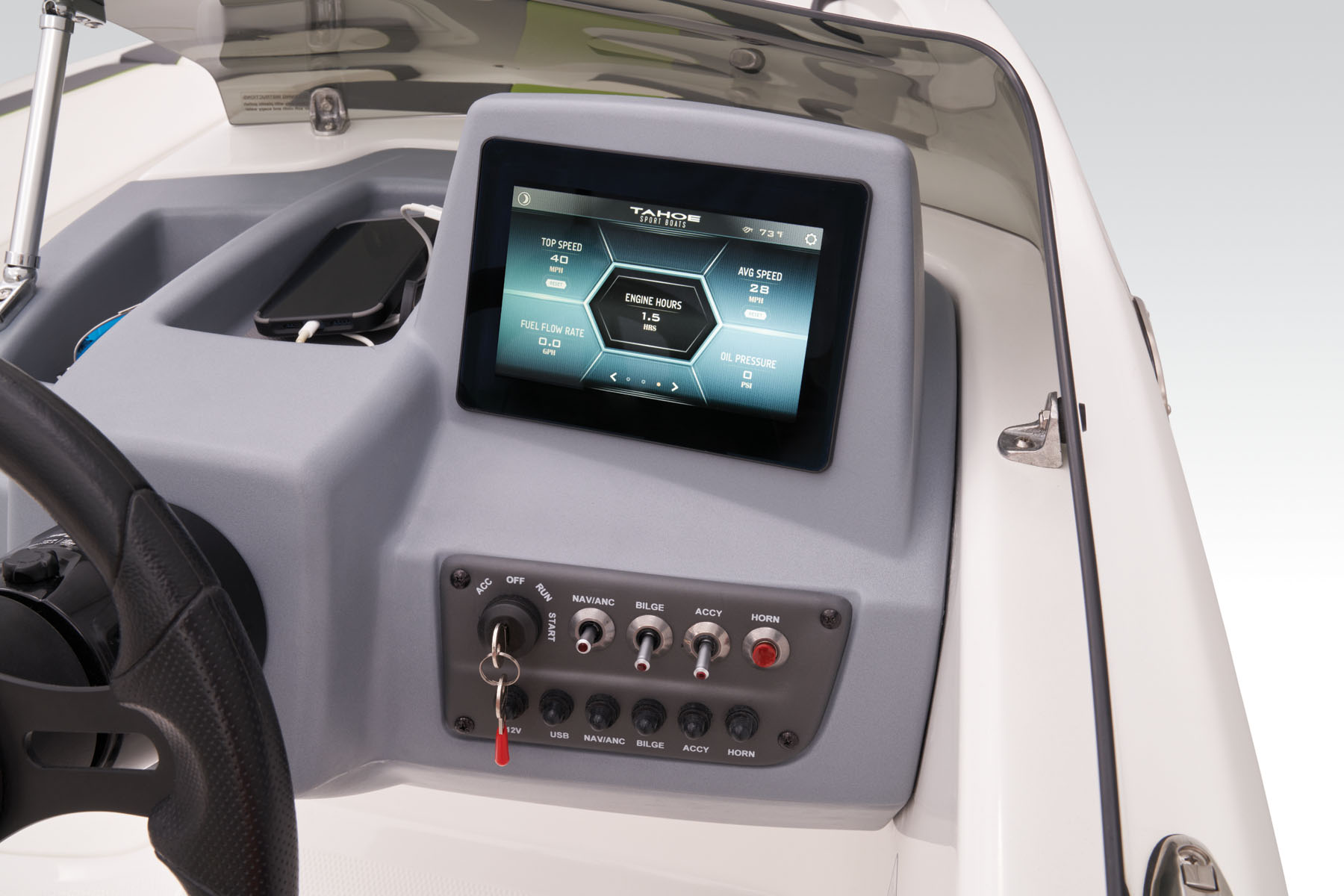 T16 Sport Boat Digital Dashboard